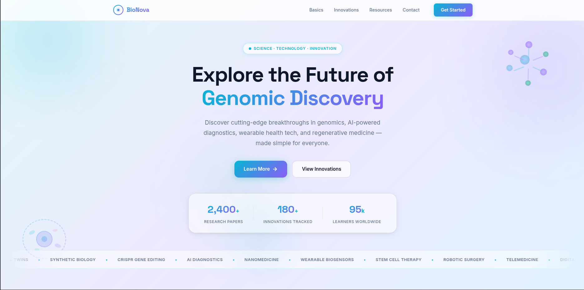 BioNova biomedical platform