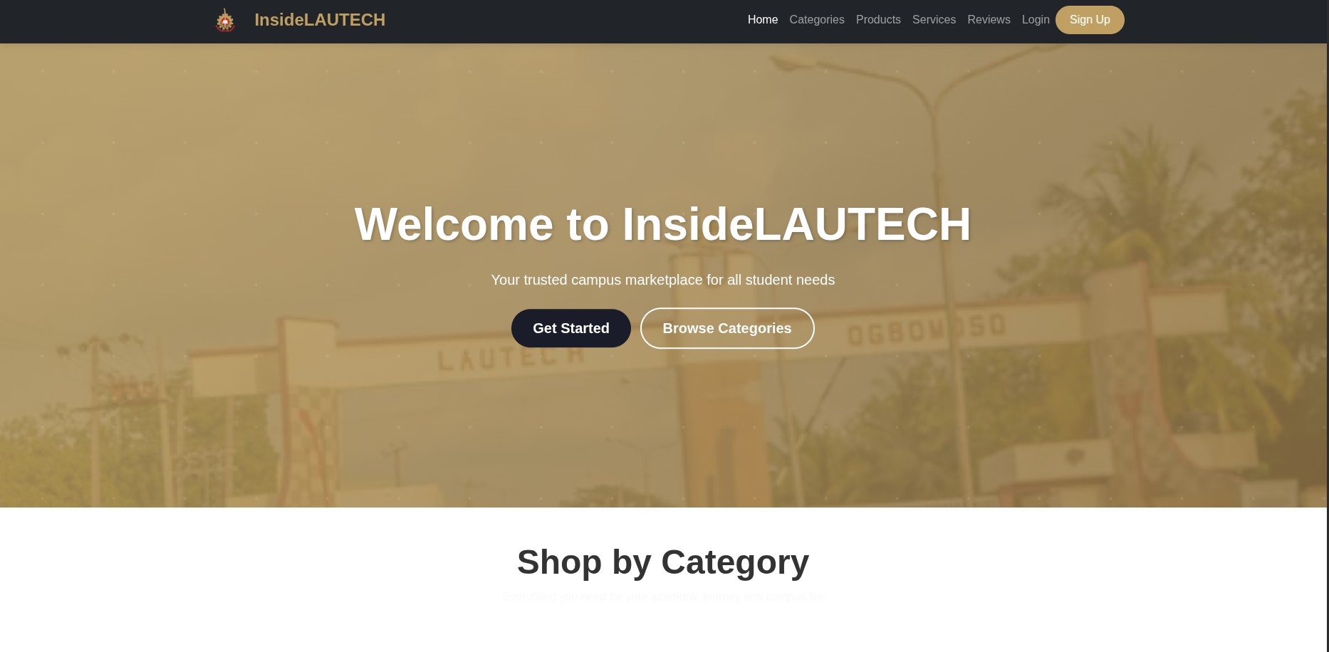 InsideLAUTECH campus marketplace