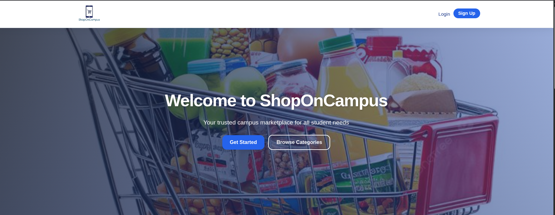 ShopOnCampus campus marketplace